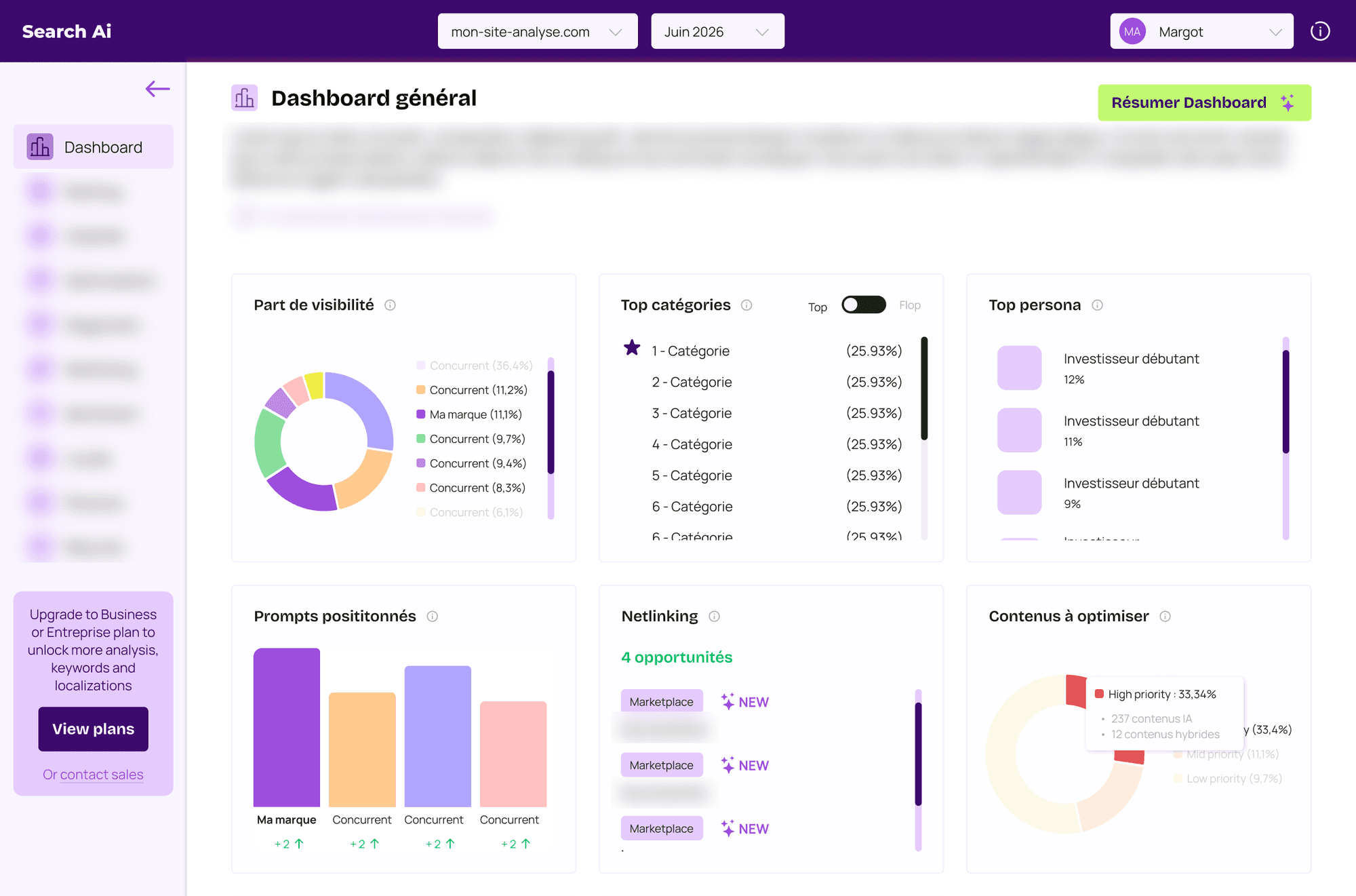 Search Ai - Soyez visible où les IA répondent